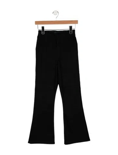 Pre-owned Veronica Beard Mid-rise Flared Jeans In Black