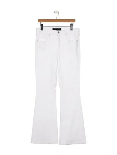 Pre-owned Veronica Beard Mid-rise Flared Jeans In Blue