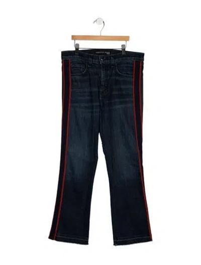 Pre-owned Veronica Beard Mid-rise Flared Jeans In Blue