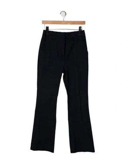 Pre-owned Veronica Beard Mid-rise Flared Jeans In Blue