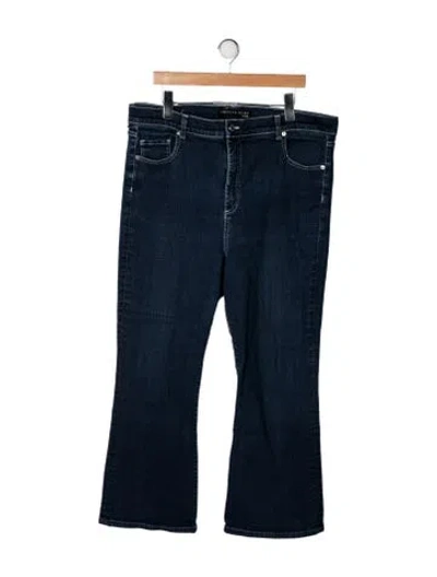 Pre-owned Veronica Beard Mid-rise Flared Jeans In Blue
