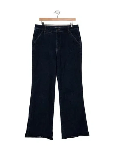 Pre-owned Veronica Beard Mid-rise Flared Jeans In Blue
