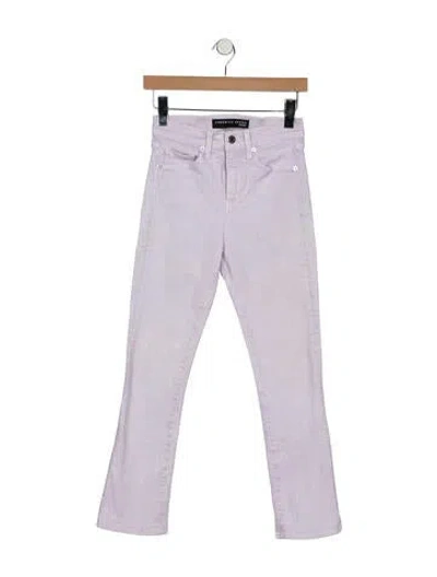 Pre-owned Veronica Beard Mid-rise Flared Jeans In Pink