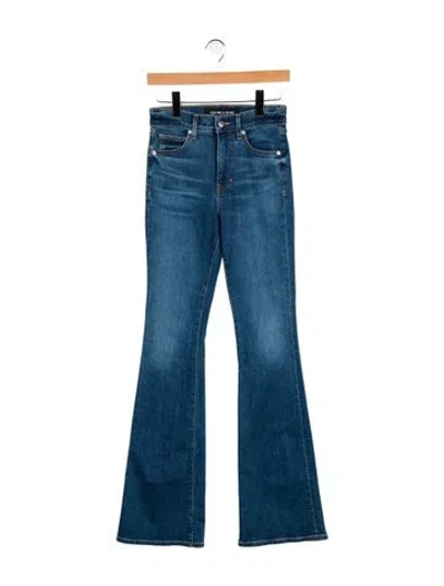 Pre-owned Veronica Beard Mid-rise Flared Jeans W/ Tags In Blue