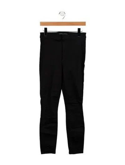 Pre-owned Veronica Beard Mid-rise Skinny Leg Jeans In Black