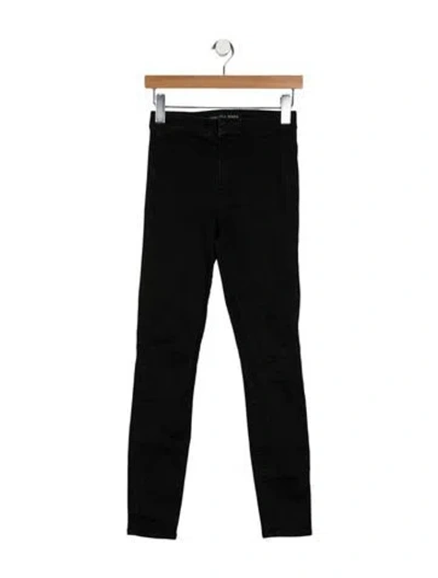 Pre-owned Veronica Beard Mid-rise Skinny Leg Jeans In Black