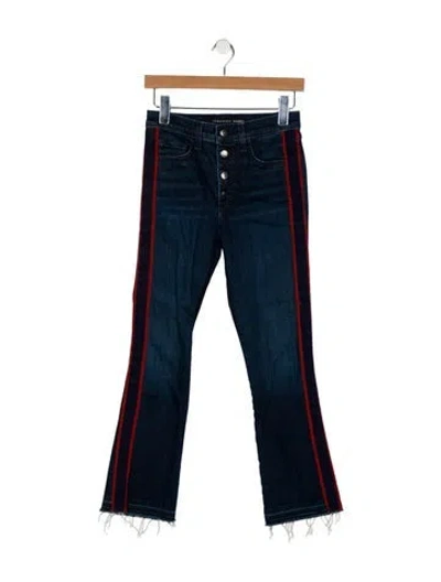 Pre-owned Veronica Beard Mid-rise Skinny Leg Jeans In Blue
