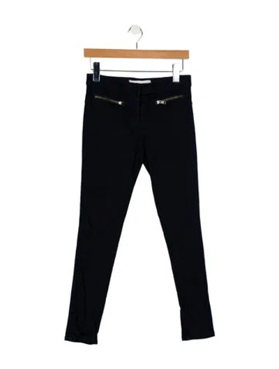 Pre-owned Veronica Beard Mid-rise Skinny Leg Jeans In Blue