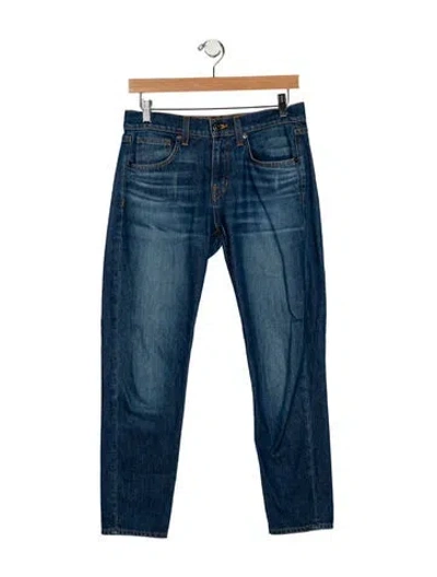 Pre-owned Veronica Beard Mid-rise Skinny Leg Jeans In Blue