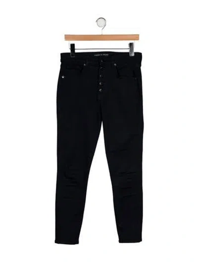 Pre-owned Veronica Beard Mid-rise Skinny Leg Jeans In Blue