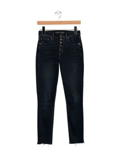 Pre-owned Veronica Beard Mid-rise Skinny Leg Jeans In Blue