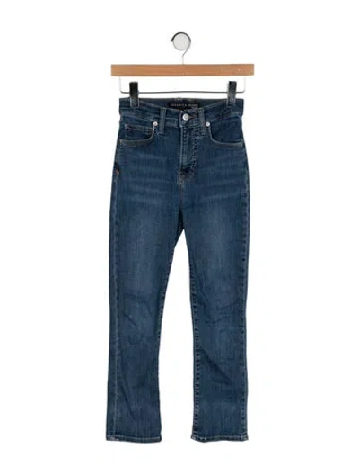 Pre-owned Veronica Beard Mid-rise Skinny Leg Jeans In Blue