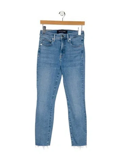 Pre-owned Veronica Beard Mid-rise Skinny Leg Jeans In Blue