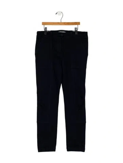 Pre-owned Veronica Beard Mid-rise Skinny Leg Jeans In Blue