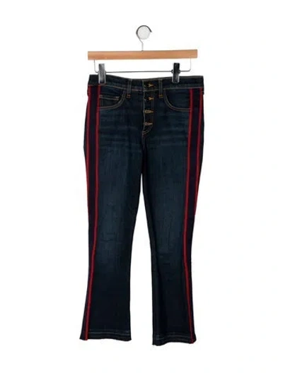 Pre-owned Veronica Beard Mid-rise Skinny Leg Jeans In Blue