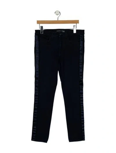 Pre-owned Veronica Beard Mid-rise Skinny Leg Jeans In Blue
