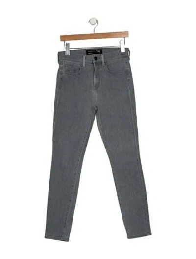 Pre-owned Veronica Beard Mid-rise Skinny Leg Jeans In Blue