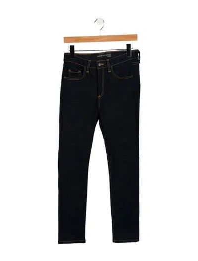 Pre-owned Veronica Beard Mid-rise Skinny Leg Jeans In Blue