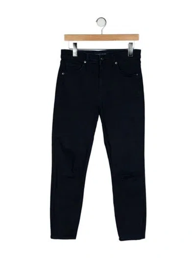 Pre-owned Veronica Beard Mid-rise Skinny Leg Jeans In Blue