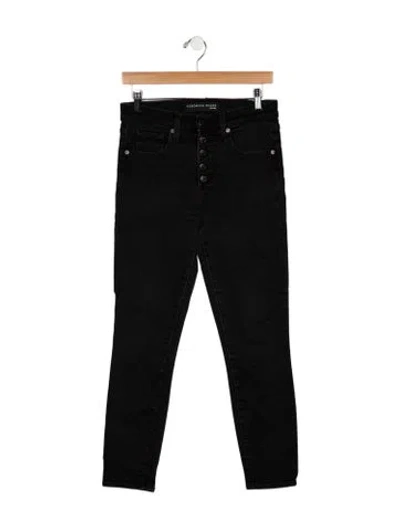 Pre-owned Veronica Beard Mid-rise Skinny Leg Jeans In Blue