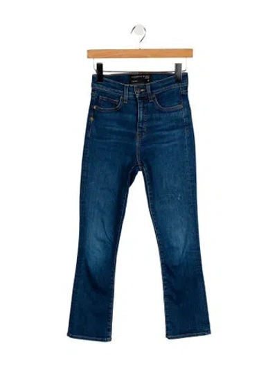 Pre-owned Veronica Beard Mid-rise Skinny Leg Jeans In Blue