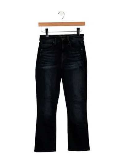 Pre-owned Veronica Beard Mid-rise Skinny Leg Jeans In Blue