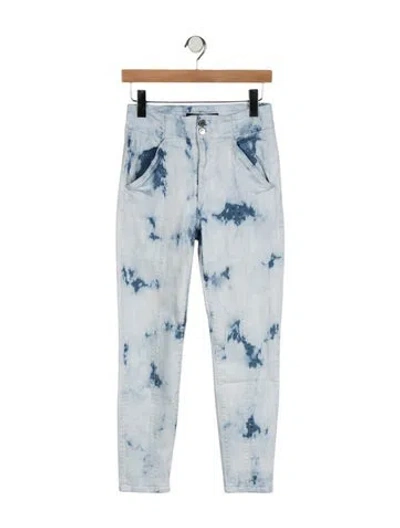 Pre-owned Veronica Beard Mid-rise Skinny Leg Jeans In Blue