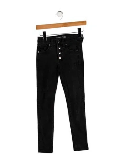 Pre-owned Veronica Beard Mid-rise Skinny Leg Jeans In Gray
