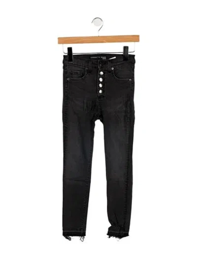 Pre-owned Veronica Beard Mid-rise Skinny Leg Jeans In Gray