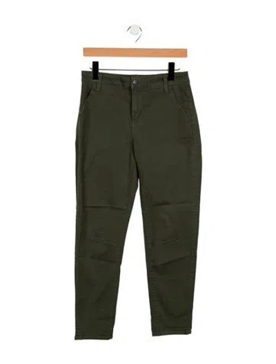 Pre-owned Veronica Beard Mid-rise Skinny Leg Jeans In Green