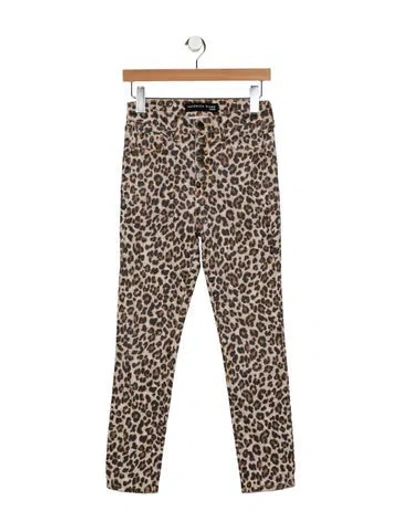 Pre-owned Veronica Beard Mid-rise Skinny Leg Jeans In Multi