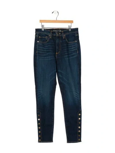 Pre-owned Veronica Beard Mid-rise Skinny Leg Jeans W/ Tags In Blue