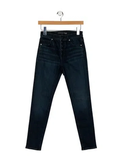Pre-owned Veronica Beard Mid-rise Skinny Leg Jeans W/ Tags In Blue