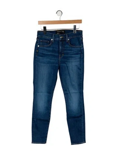 Pre-owned Veronica Beard Mid-rise Skinny Leg Jeans W/ Tags In Blue