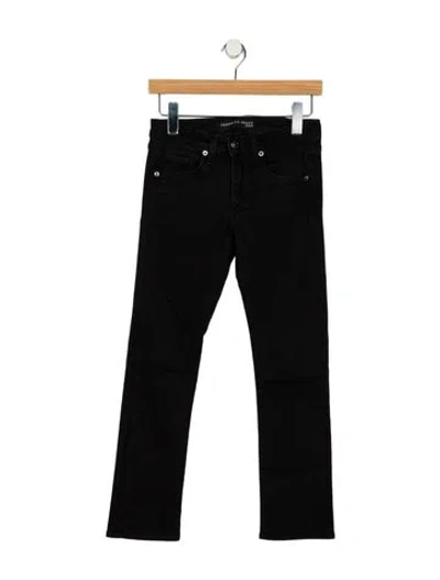 Pre-owned Veronica Beard Mid-rise Straight Leg Jeans In Black