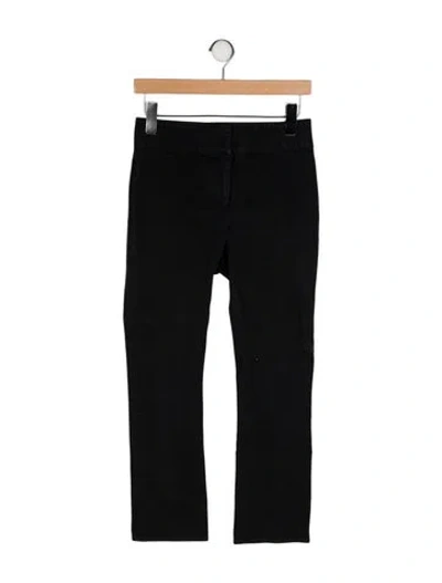 Pre-owned Veronica Beard Mid-rise Straight Leg Jeans In Black