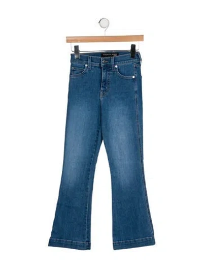 Pre-owned Veronica Beard Mid-rise Straight Leg Jeans In Blue