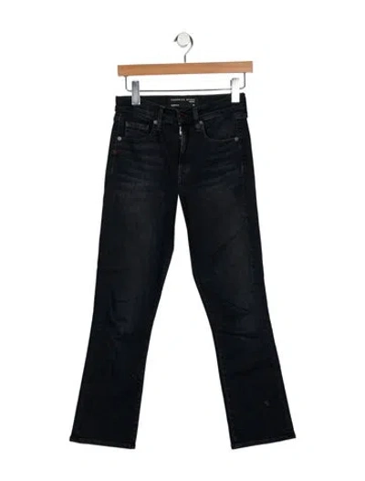Pre-owned Veronica Beard Mid-rise Straight Leg Jeans In Blue