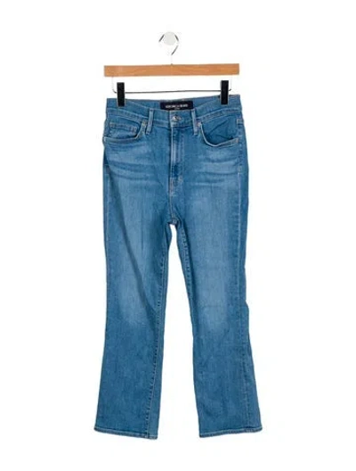 Pre-owned Veronica Beard Mid-rise Straight Leg Jeans In Blue