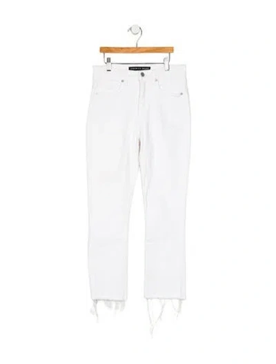 Pre-owned Veronica Beard Mid-rise Straight Leg Jeans In Blue