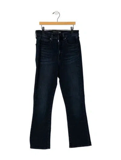 Pre-owned Veronica Beard Mid-rise Straight Leg Jeans In Blue