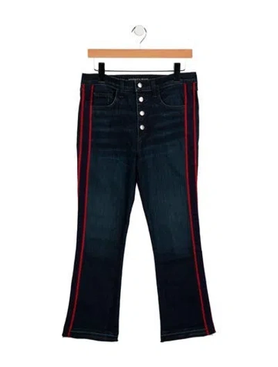 Pre-owned Veronica Beard Mid-rise Straight Leg Jeans In Blue