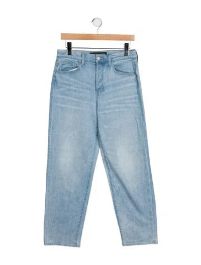 Pre-owned Veronica Beard Mid-rise Straight Leg Jeans In Blue