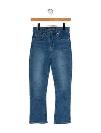Pre-owned Veronica Beard Mid-rise Straight Leg Jeans In Blue