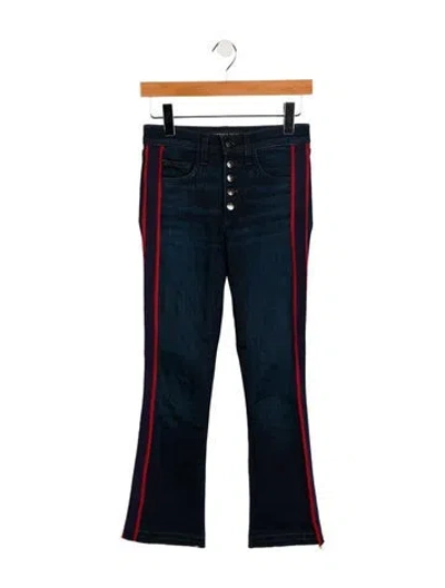 Pre-owned Veronica Beard Mid-rise Straight Leg Jeans In Blue
