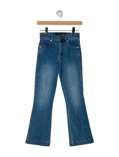 Pre-owned Veronica Beard Mid-rise Straight Leg Jeans In Blue
