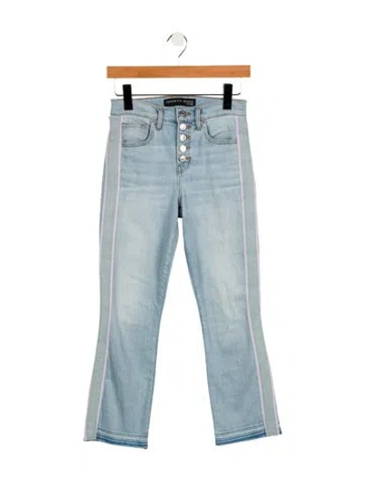 Pre-owned Veronica Beard Mid-rise Straight Leg Jeans In Blue