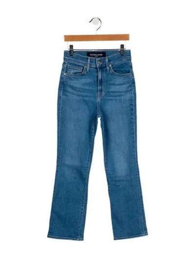 Pre-owned Veronica Beard Mid-rise Straight Leg Jeans In Blue