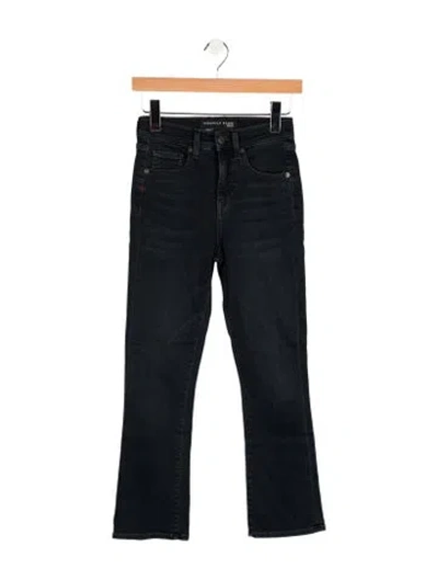 Pre-owned Veronica Beard Mid-rise Straight Leg Jeans In Blue