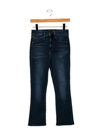 Pre-owned Veronica Beard Mid-rise Straight Leg Jeans In Blue